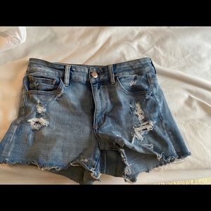 American eagle hi-rise shorts